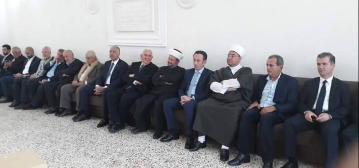 عماد الخطيب التقى فعاليات مرج الزهور وتداول معهم بشؤون المنطقه