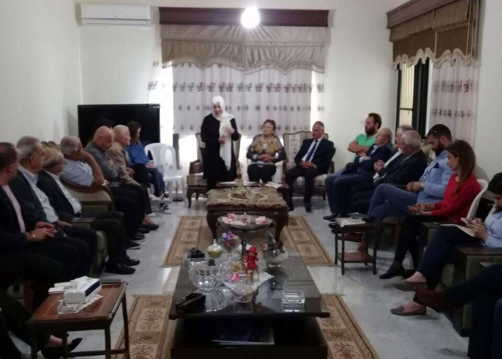 بهية الحريري زارت عائلات في صيدا وجزين