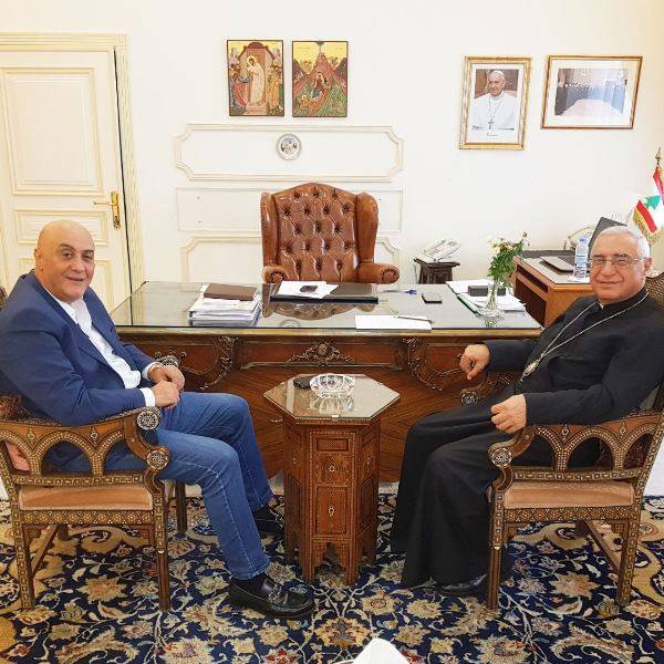 البطريرك عبسي استقبل دافيد عيسى