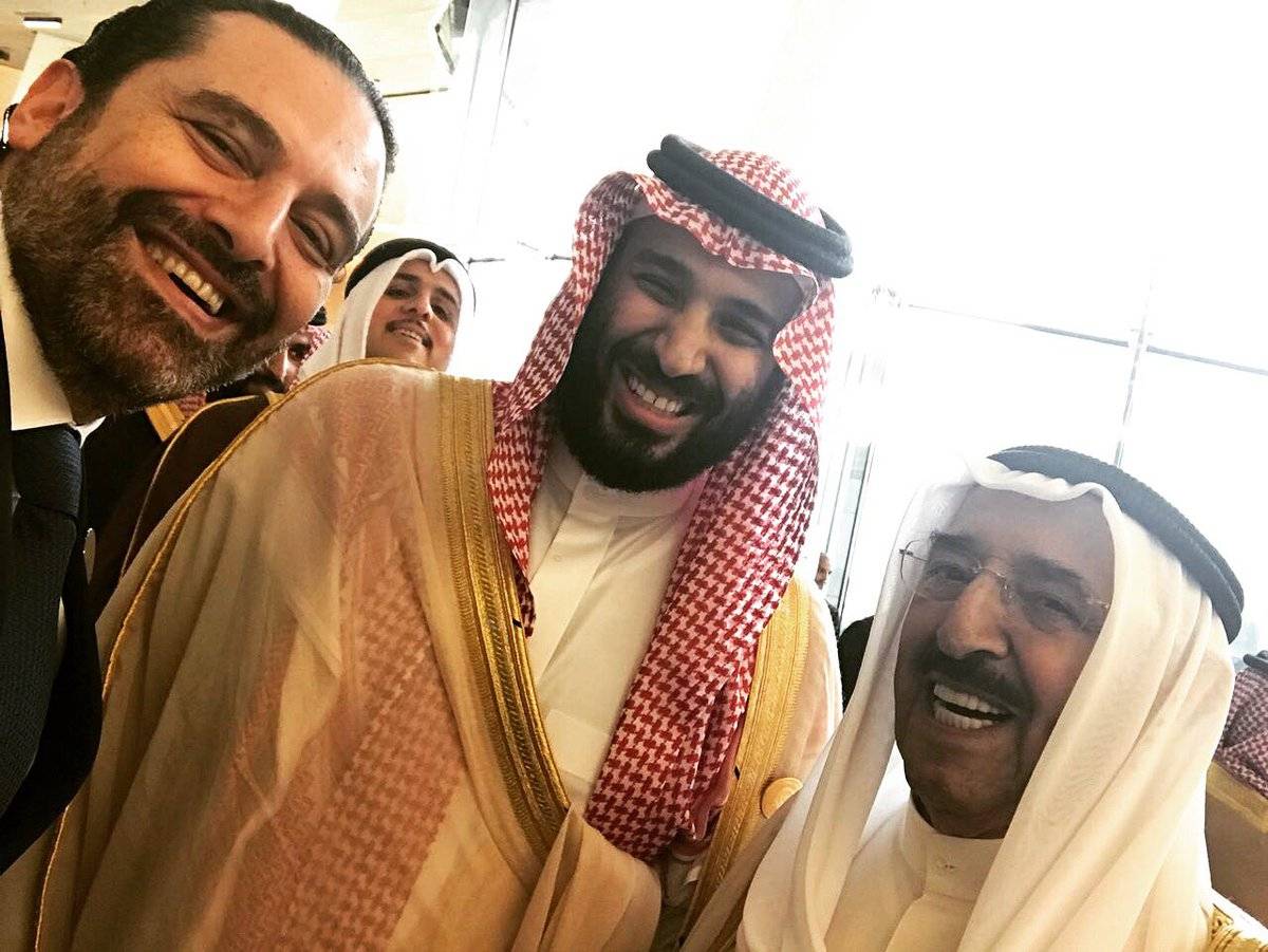 سيلفي جديد للحريري مع ولي العهد السعودي..