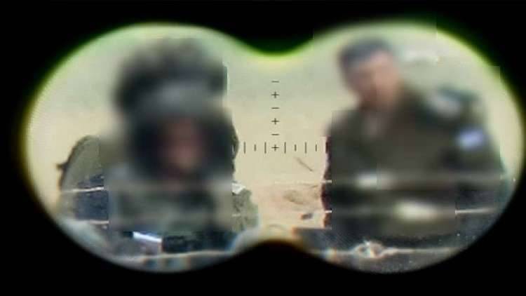 بالفيديو.. مسؤولون إسرائيليون في مرمى قناصة 