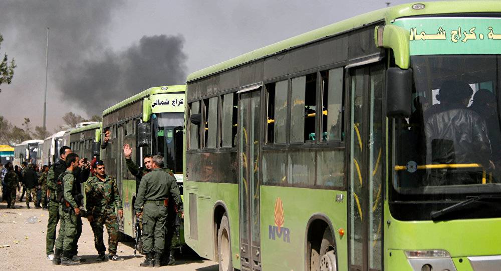 مركز المصالحة في سوريا ينهي مهمة إخراج المسلحين من الضمير