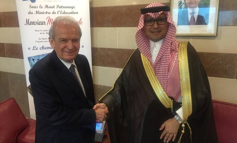 حماده بحث والبخاري في التعاون التربوي مع السعودية