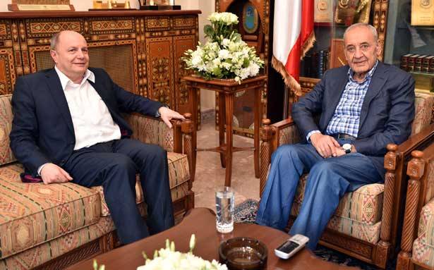 بري التقى الأسمر وعرض المطالب العمّاليّة