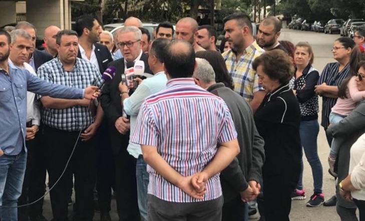 وقفة لاهالي السبتية احتجاجا على فلتان تجار المخدرات واستفزازاتهم