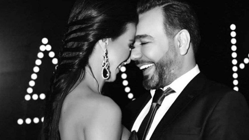 بالفيديو- نادين الراسي ورجا ناصر الدين يعلنان خطوبتهما من دبي!!