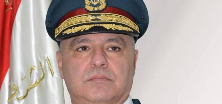 قائد الجيش استقبل مفوض الحكومة المعاون لدى المحكمة العسكرية