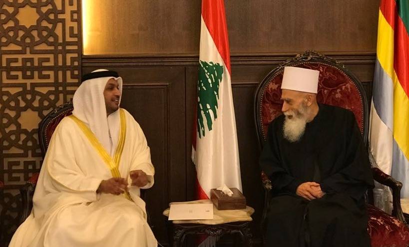 شيخ العقل تلقى من الشامسي دعوة لمؤتمر مستقبل الأقليات المسلمة