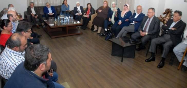السنيورة دعا للتصويت بكثافة لبهية الحريري لأنها تعبر عن نهج الانماء بصيدا