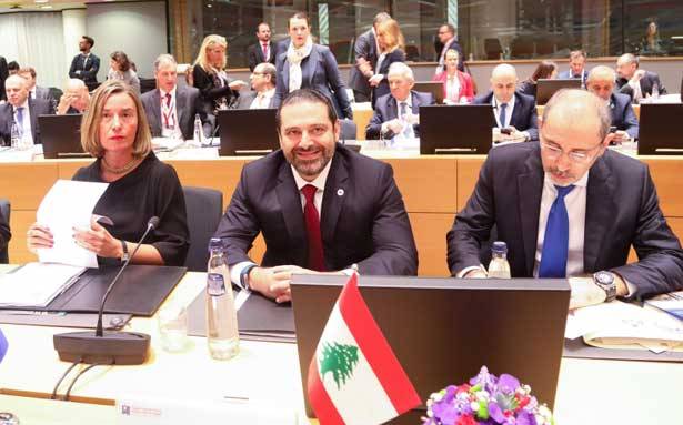 باسيل تغيب عن بروكسل لتجنب مواجهة الاوروبيين واضعاً الحريري في الواجهة