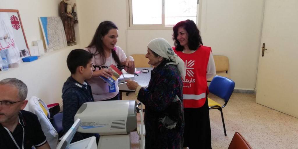حملة فحص مجانية للنظر من تنظيم كاريتاس في مرجعيون وحاصبيا