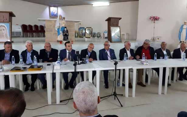 رؤساء البلديات المحيطة بمطمر الناعمة
يطالبون الدولة بدفع مستحقات البلديات