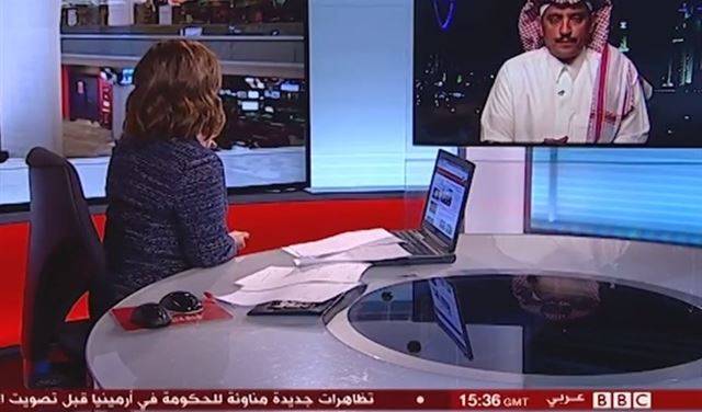 بالفيديو.. مذيعة “BBC” السورية دينا وقاف تطرد خبيراً سعودياً مباشرة على الهواء