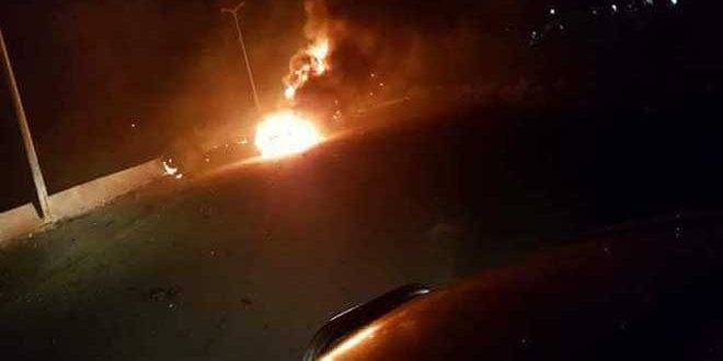 فيديو يظهر لحظة إسقاط الصاروخين الإسرائيليين في ريف دمشق