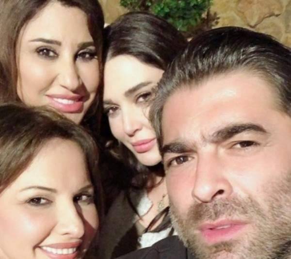 وائل كفوري نجوى كرم وسيرين عبد النور يجتمعون .. فما السبب؟‎