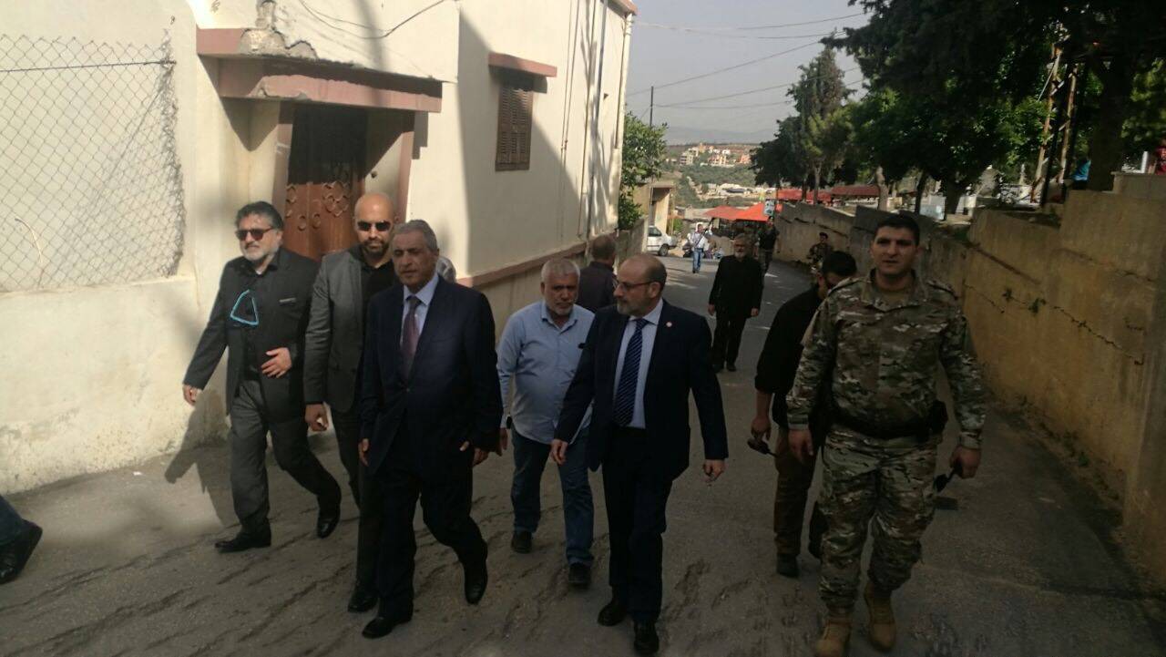 الصراف جال وهاشم على الحدود قبالة كفركلا والعديسة واطلع على الأوضاع