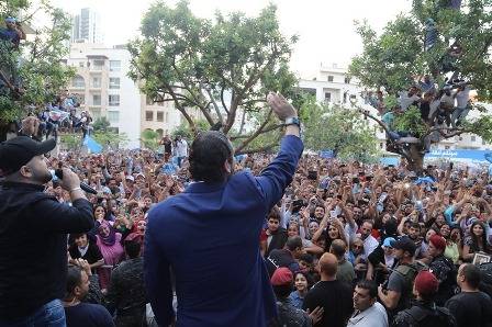 الحريري في مهرجان النصر: تيار المستقبل صاحب أكبر كتلة نيابية صافية في البرلمان