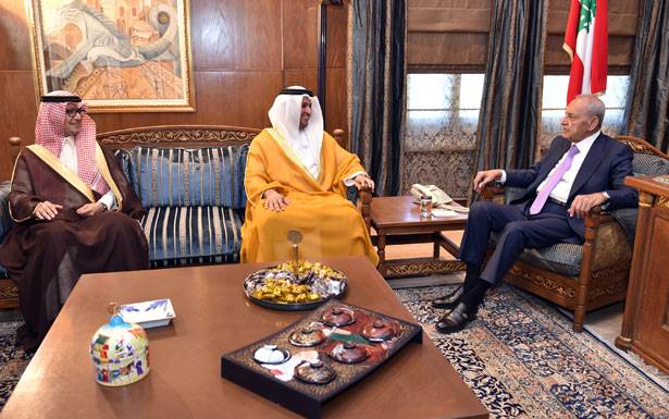 بري استقبل سفراء السعوديّة

والإمارات والعراق ونواباً مُهنئين
