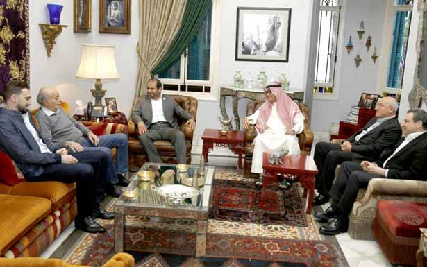 الشامسي وبخاري زارا جعجع وجنبلاط