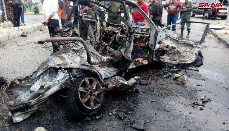 انفجار سيارة مفخخة وسط العاصمة دمشق