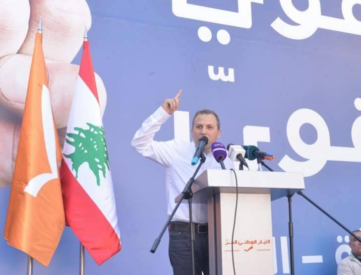 باسيل: الاتفاق على عودة النازحين مبدأ اساسي لتكوين الحكومة