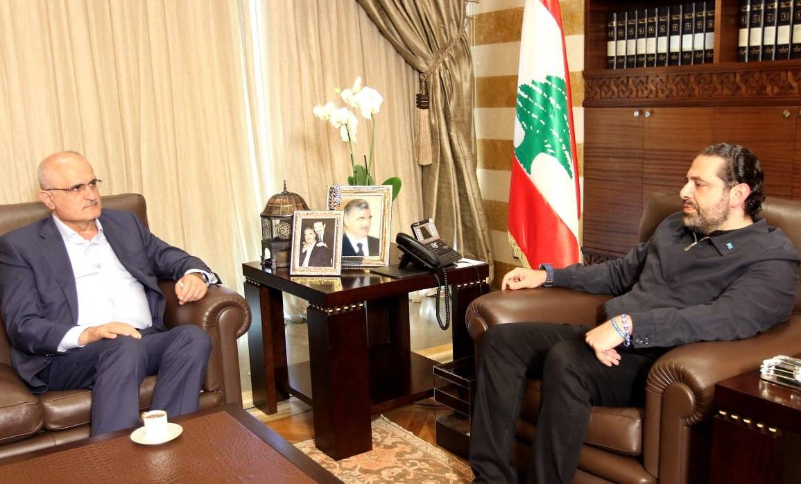 الحريري عرض ووزير المال الأوضاع