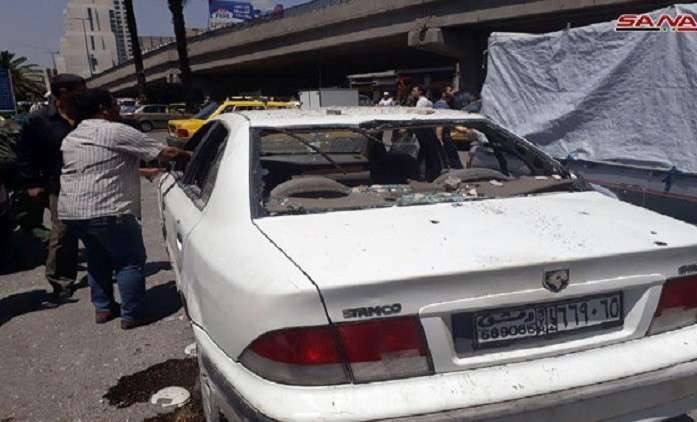 جرحى بسقوط قذائف في منطقة المرجة وسط دمشق