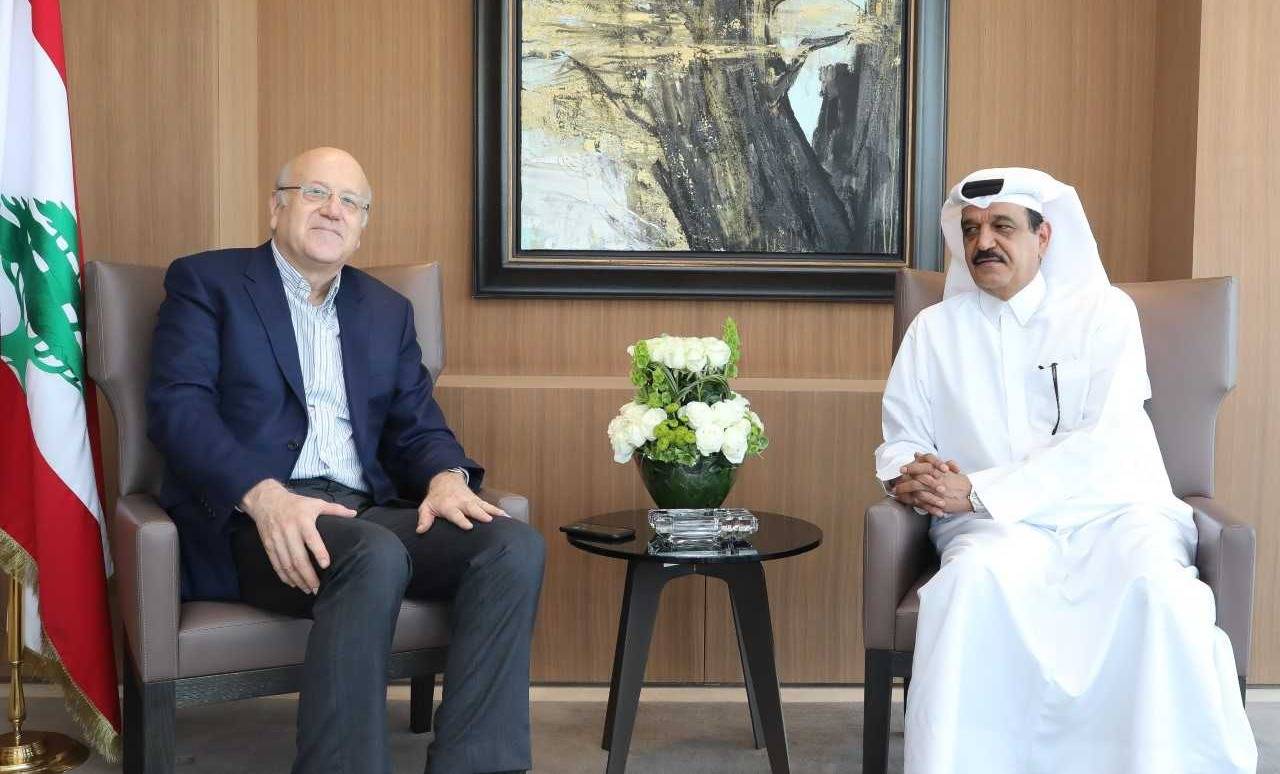 سفير قطر يهنىء ميقاتي بحلول رمضان ونتائج الإنتخابات