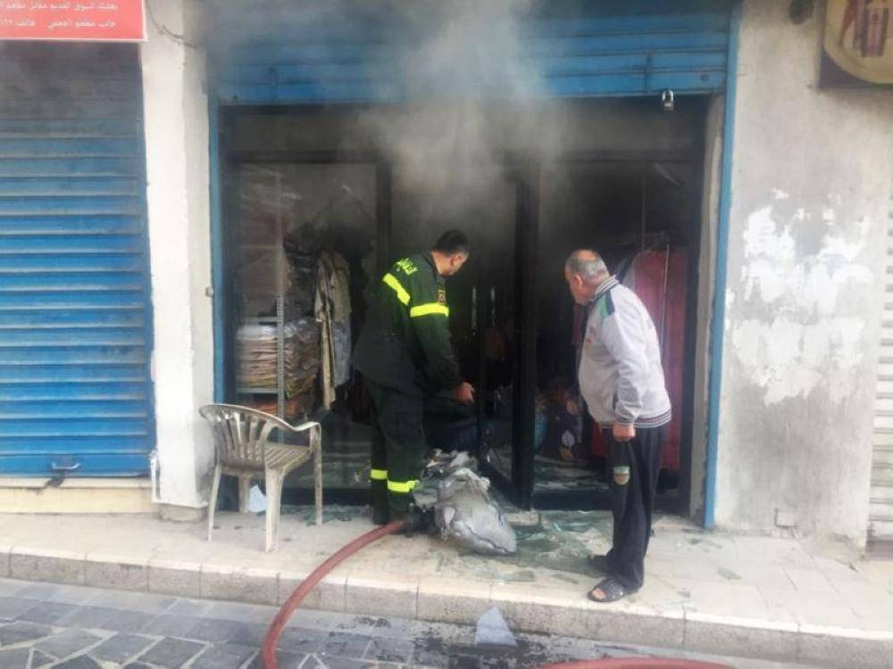 اخماد حريقين مفتعلين في بعلبك