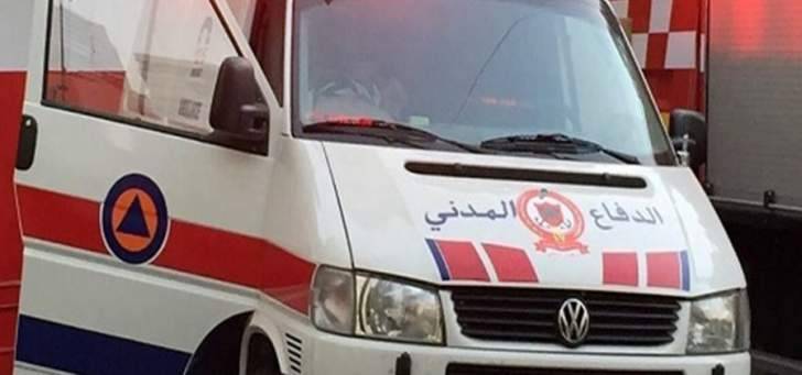 الدفاع المدني: جريح إثر تدهور سيارة في الزعيتره - كسروان