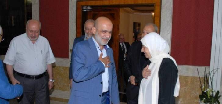 بهية الحريري استقبلت وفدا من قيادة الجماعة الاسلامية في الجنوب