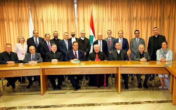 فوشيه زار «الحكمة» وأشاد بتمّسك لبنان باللغة الفرنسيّة