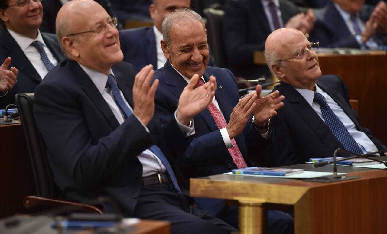 ميقاتي هنّأ بري بإعادة انتخابه