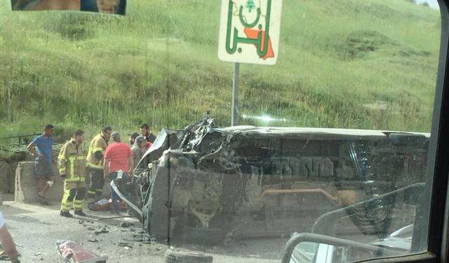 بالفيديو : قتيل و5 جرحى في حادث مروّع بضهر البيدر