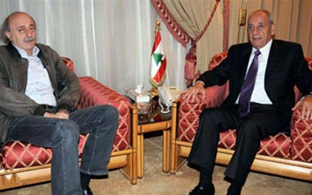 جلسات بري وجنبلاط السرية