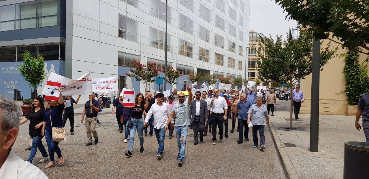 رزق الله خلال اعتصام نقابة المالكين: أملاكنا مصادرة ونطالب بتوقيع المراسيم