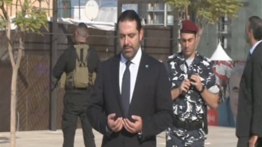 الحريري زار بعد تكليفه تشكيل الحكومة ضريح والده الرئيس الشهيد رفيق الحريري