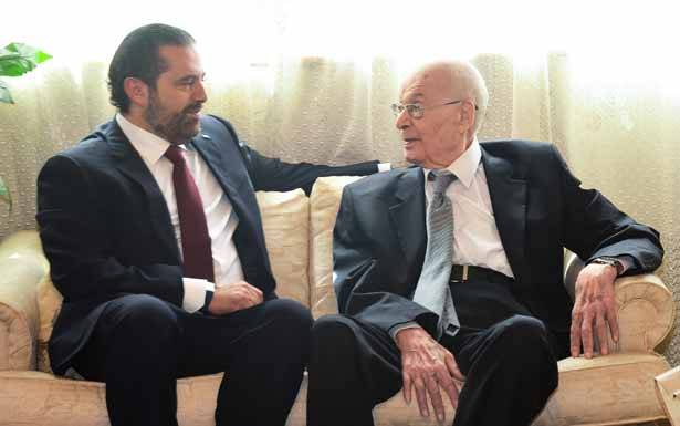 جال على رؤساء الحكومات السابقين
الحريري : العقوبات على حزب الله ليست جديدة وعلينا كلّنا التعاون لمصلحة البلد