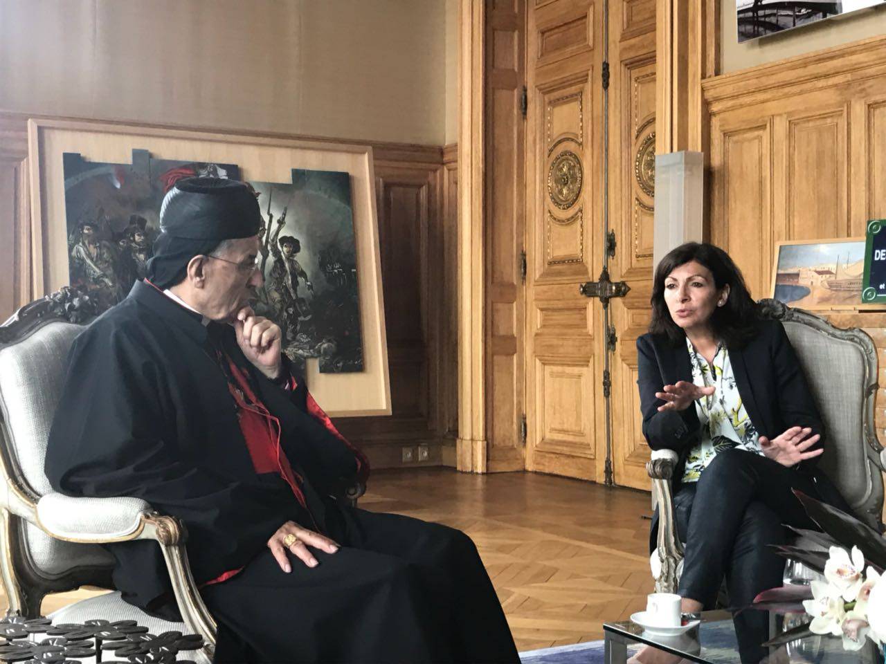 الراعي في يومه الفرنسي الثالث التقى رئيسة بلدية باريس