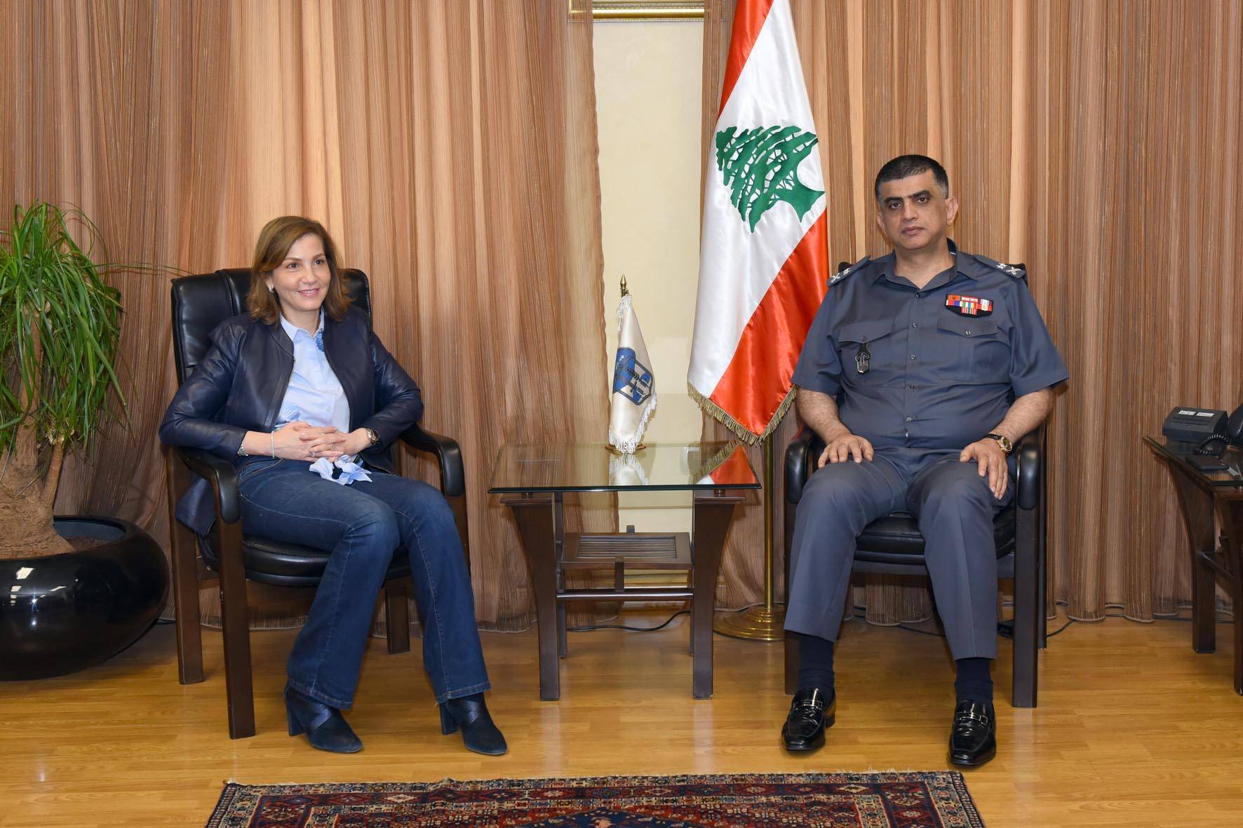 عثمان استقبل النائبة ديما الجمالي