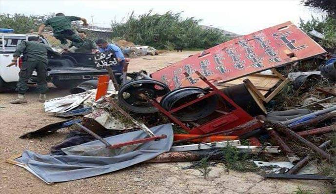 إزالة البسطات المخالفة في التبانة