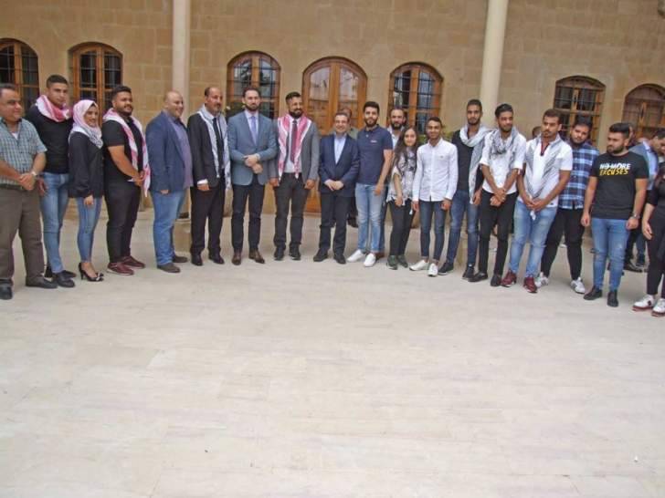 تيمور جنبلاط يلتقي وفوداً في المختارة بينها الشباب الفلسطيني