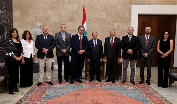 الرئيس عون : للعمل على اقناع الدول الاوروبية بتحقيق عودة النازحين الى بلدهم