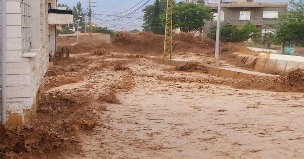 بدء عملية مسح اضرار السيول في رأس بعلبك