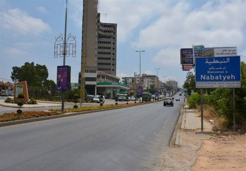تساقط أمطار غزيرة على مدينة النبطية ومناطقها