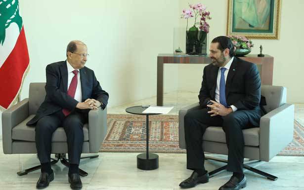 الحريري : قدّمتُ للرئىس تصوّراً يتعلّق بنسبة الحصص
وأعتقد أن الحكومة قريبة ممّا نرغب به أنا وفخامته