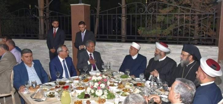 مفتي عكار في افطار رمضاني: لتسهيل تشكيل الحكومة