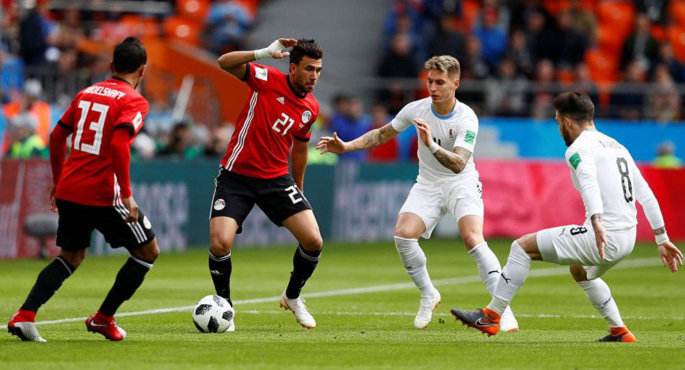 ردود فعل الجماهير المصرية والسعودية على مباراة مصر وأوروغواي