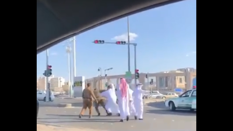 هجوم على رجال الامن في المدينة المنورة