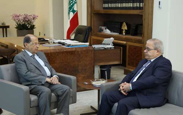 عون التقى ماريو عون وروجيه عازار
وعرض معهما المشاريع في الشوف وكسروان